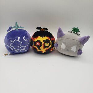 Roblox Blox Fruits 4” Plush  LOT OF 3 Fruit Plush Magma Series 2  - NO CODES /RR